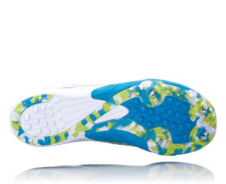 Zapatillas Atletismo Hoka One One Mujer - Evo Xc - Azules/Verde - WFP704685